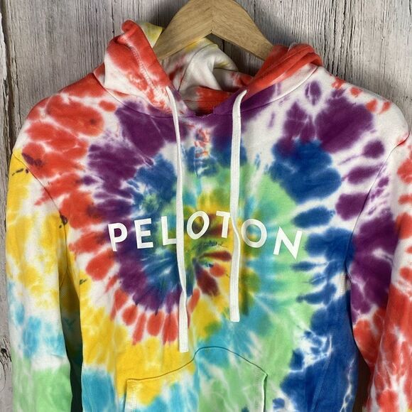 Spiritual Gangster x Peloton Limited Edition Tie Dye Hoodie Size M  297 - Picture 2 of 10